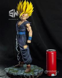🎨 Gohan Super Saiyan 2 – Statua Dipinta a Mano (S