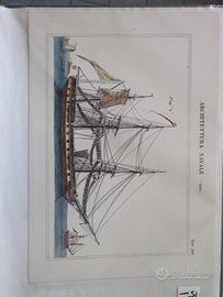 Stampa architettura Navale