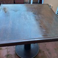 Tavolo vintage 80x80 con optional