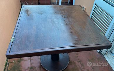 Tavolo vintage 80x80 con optional