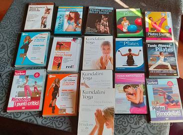 Dvd per fitness, yoga, danza orientale e pilates