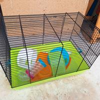 Gabbia criceto con accessori L.43 x l.25 x H30 cm