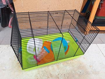 Gabbia criceto con accessori L.43 x l.25 x H30 cm