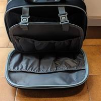 Borsa da viaggio Samsonite rigida nera