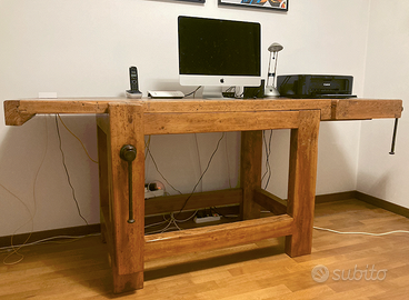 Tavolo falegname restaurato
