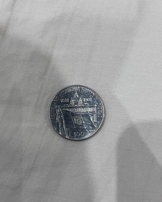 100 lire centenario accademia navale di livorno