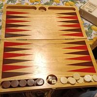 backgammon in legno