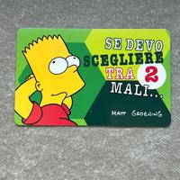 Card Ferrero The Simpson 1999 Bart Ferrero