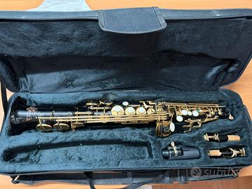 sax soprano che suona perfettamente 