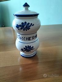 vaso in ceramica decorata