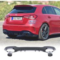 DIFFUSORE MERCEDES CLASSE A W177 18- AMG NERO LUCI