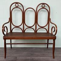 Panchetta in faggio curvato in stile thonet