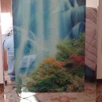 Nuovo: quadro con cascata di acqua luminoso