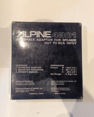 Alpine 4301