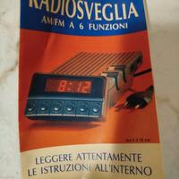RADIOSVEGLIA AM/FM A 6 FUNZIONI