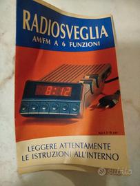 RADIOSVEGLIA AM/FM A 6 FUNZIONI