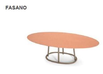 Tavolo da esterno modello Fasano Rosso
