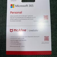 Abbonamento Microsoft 365 + antivirus
