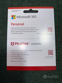 Abbonamento Microsoft 365 + antivirus