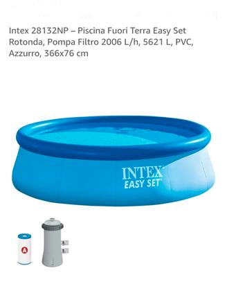 svendita piscina gonf. con motore intex  accessori