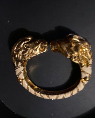 Bracciale con teste di leoni Roberto Cavalli valor
