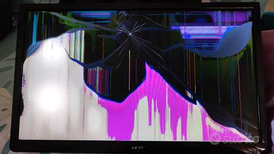TV led AKAI AKTV 2217 J schermo rotto
