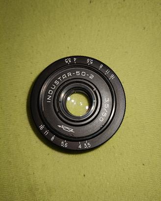 ottica Industar 50-2 f3.5 attacco M42 