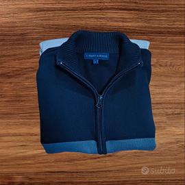 Maglione pullover felpa moderno con zip