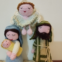 Presepe/Natività uncinetto