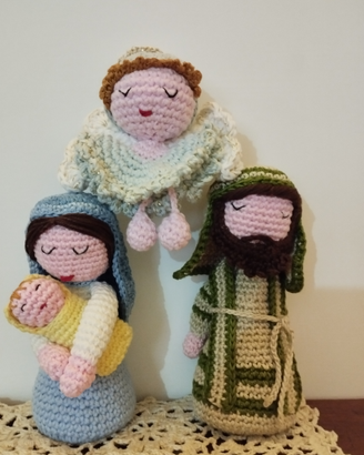 Presepe/Natività uncinetto