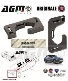 Supporto ganci sx dx mensola originale fiat 500x