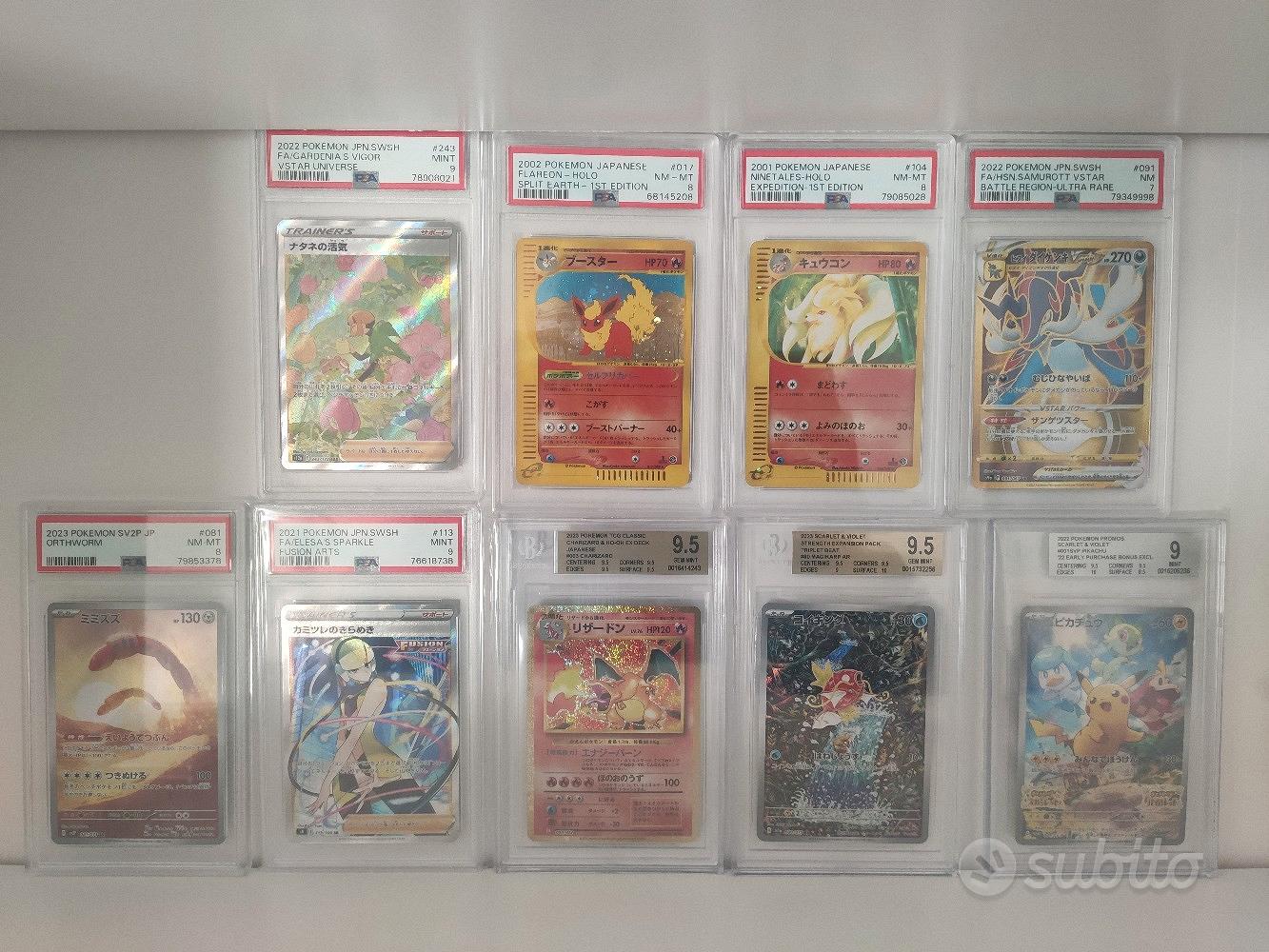 Pokemon carte gradate PSA BGS Charizard Pikachu - Collezionismo In ...