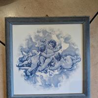 piastrella ornamentale con cornice 