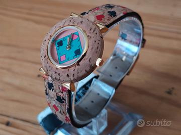 Cadet Orologio Sughero Carte Vintage NOS ETA 32mm