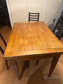 Tavolo 110X75  allungabile a  150 x 110