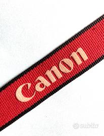 CANON EOS / FD Cinghia Rossa Corpo Macchina Vintag