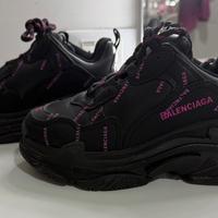 Sneaker stile Balenciaga Triple S Pink