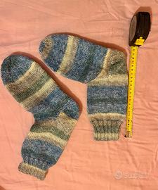 Calzini NUOVI lavorati a maglia a mano