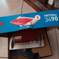 Router Fritz box 3490+access point unifi 