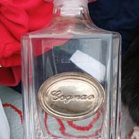 Bottiglia Cognac Cristallo e Argento 