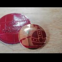 specchio Vivienne Westwood rosa con custodia