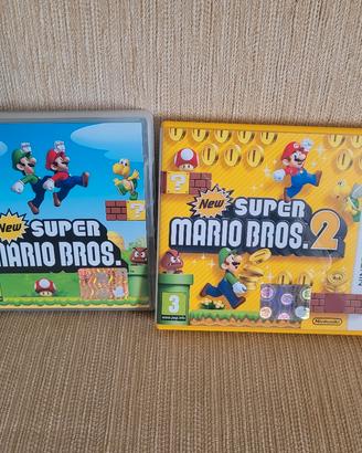 lotto 2 giochi nintendo 3ds-ds Super mario bros 