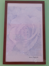 Quadro "Rosa grigia"