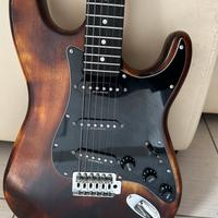 Chitarra elettrica di liuteria simil Fender