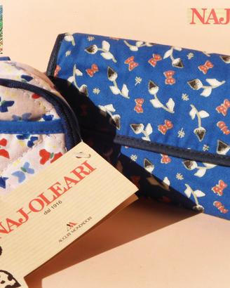 🎀 NAJ OLEARI Vintage 1990 Portamonete Portafoglio