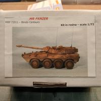 modello in resina autoblindo centauro