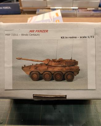 modello in resina autoblindo centauro