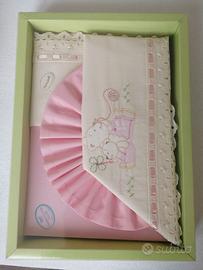 Coordinato lenzuola lettino bambina