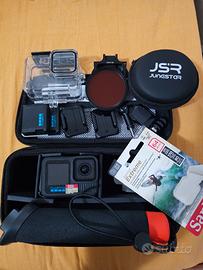 gopro 13 nuova + sd card 64gb + filtro rosso + ...