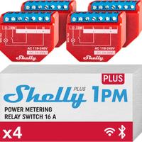 Shelly Plus 1PM, Interruttore a Relè, Wi-Fi e Blue